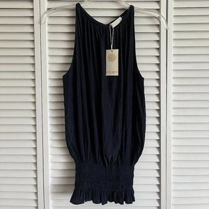 NEW with tags Ramy Brook Lauren Sleeveless Top Navy women’s small